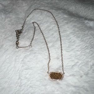 Kendra Scott rose gold necklace
